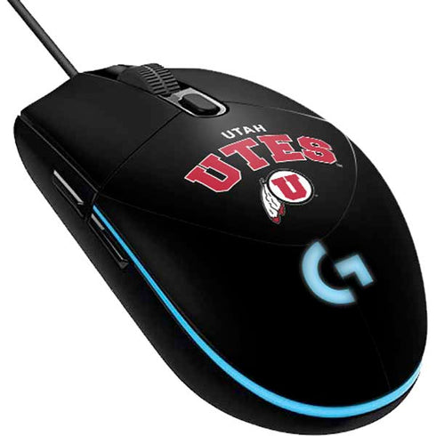 University of Utah Utes Logo G203 Prodigy RGB Wired Gaming Mouse Skin